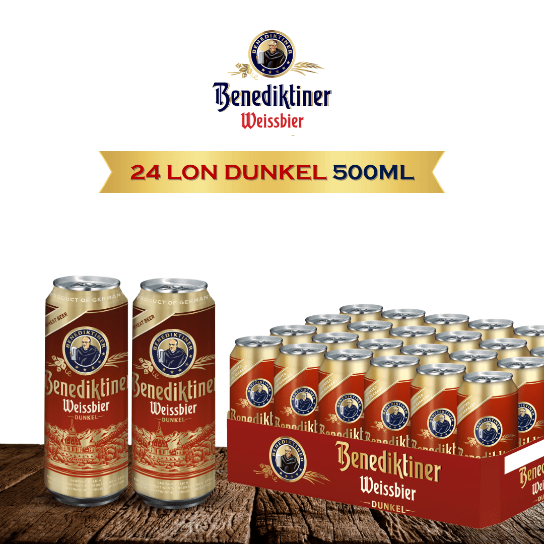 Benediktiner Dunkel — Két 24 Lon 500ml