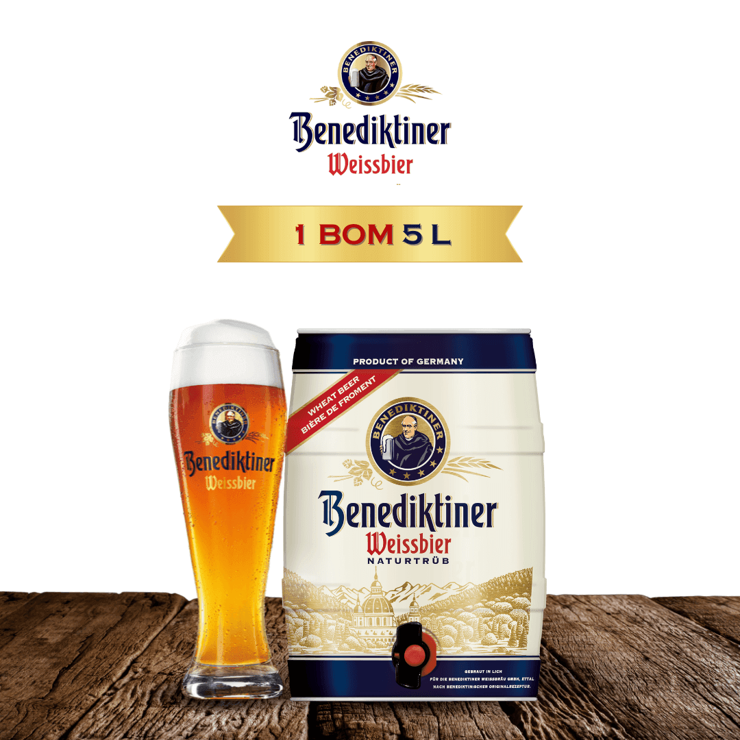 Bom 5L Benediktiner Naturtrüb